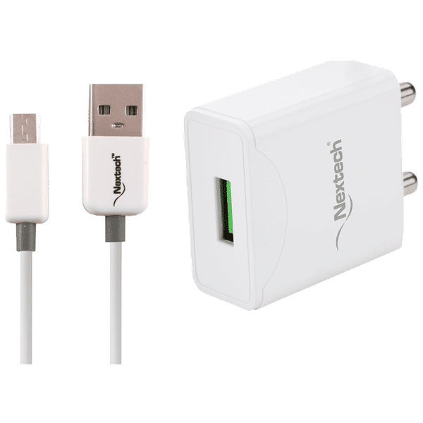 Nextech 18W Qualcomm 3.0 Wall Charger with Micro USB Cable_1