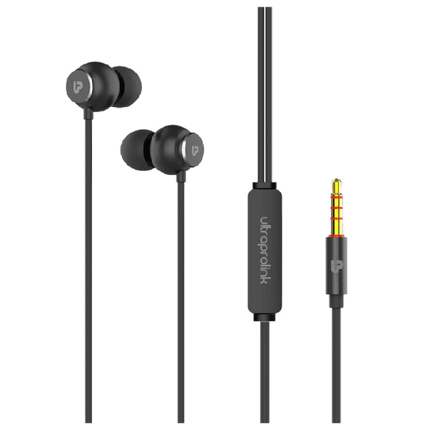 ultraprolink Mobass Plus UM1017 Wired Earphone with Mic (In Ear, Black)_1