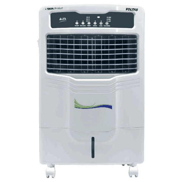 VOLTAS Alfa 28E 28 Litres Personal Air Cooler with Inverter Compatible (Thermal Overload Protection, White)_1