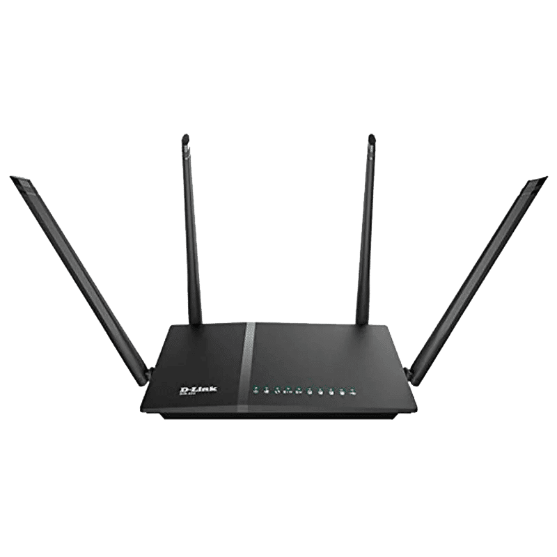 Buy D-Link AC1200 Dual Band 1200 Mbps Wi-Fi Router (4 Antennas, 5 LAN  Ports, USB 3G LTE Support, DIR-825, Black) Online – Croma