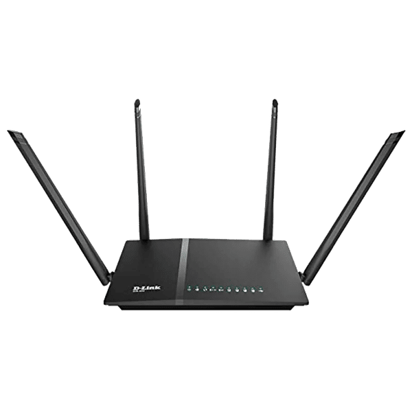 D-Link AC1200 Dual Band 1200 Mbps Wi-Fi Router (4 Antennas, 5 LAN Ports, USB 3G LTE Support, DIR-825, Black)_1