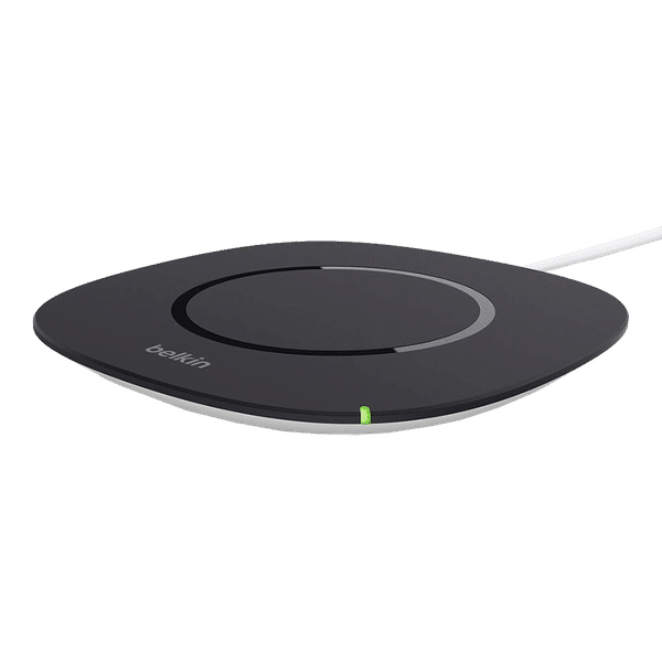 belkin Boost Up Qi 5W Wireless Charging Pad for iOS, Android (Case Compatible Design, Black)_1