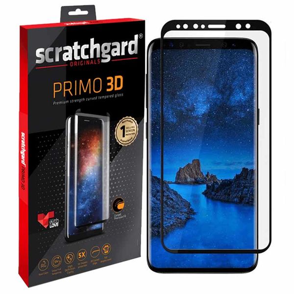 scratchgard Primo 3D Tempered Glass Screen Protector for Samsung Galaxy S9 Plus (Fingerprint Resistant)_1