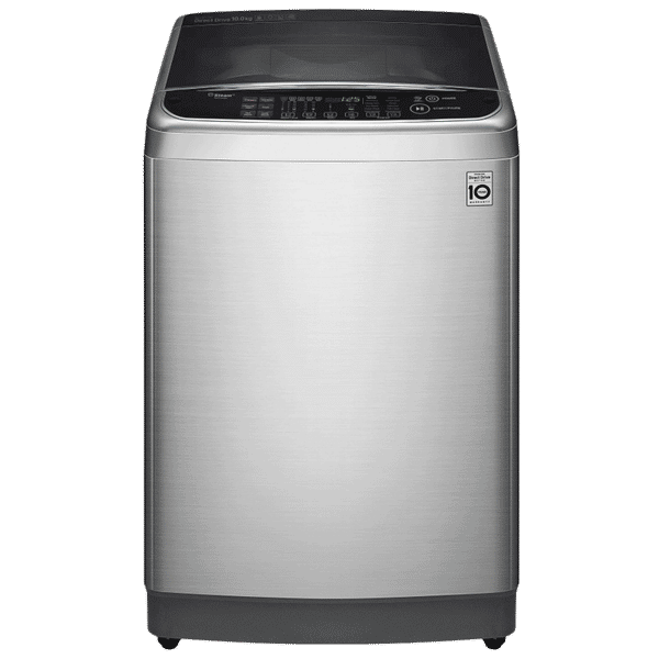 LG 10 kg Inverter Fully Automatic Top Load Washing Machine (T1084WFES5A.ASSPEIL, In-Built Heater, Stainless Steel)_1