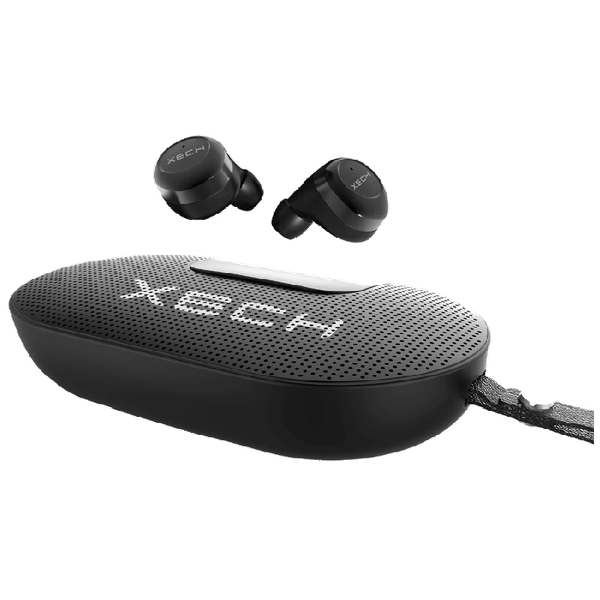 XECH SpeakerPods XL TWS Earbuds (Waterproof, Black)_1