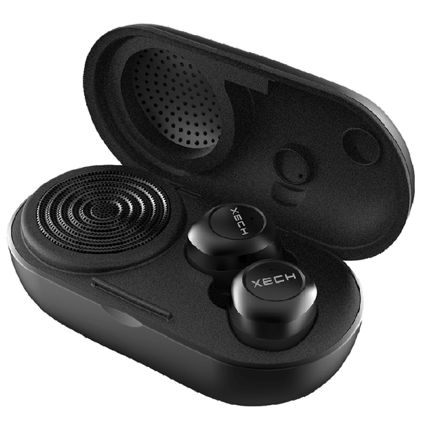 XECH Speakerpods TWS Earbuds (IPX4 Sweat-Splash Proof, Voice Assistant, Black)_1