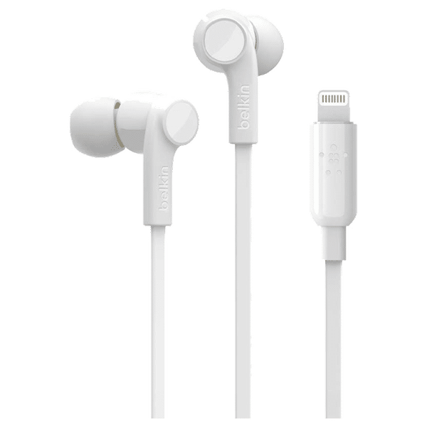 belkin Rockstar G3H0001bt In-Ear Wired Earphones with Mic (White)_1