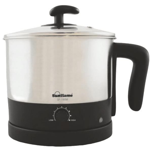 Sunflame SF-190M 600 Watt 1.2 Litre Electric Kettle with Water Level Indicator (Black)_1