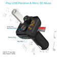 PORTRONICS Auto 10 Bluetooth & USB Car Charging Adapter (POR 320, Black)_3