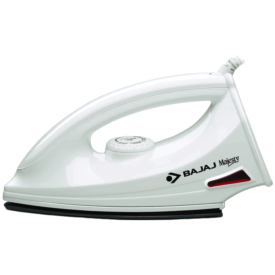 BAJAJ Majesty 1000 Watt Dry Iron (MajestyDX6, White)