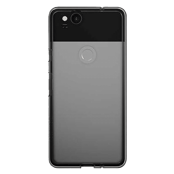 stuffcool Arc Silicone Back Cover for Google Pixel 2 (Anti Slip Feature, Transparent)_1