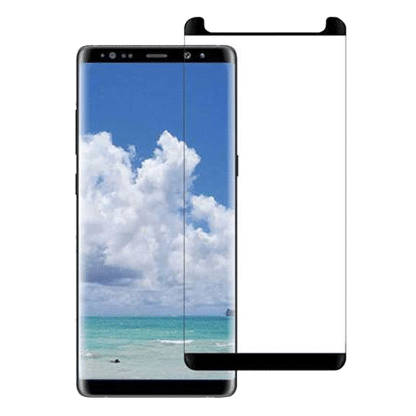 stuffcool Mighty 3D Curved Full Screen Tempered Glass Screen Protector for Samsung Galaxy Note 8 (MGGP3DSGN8, Black)_1