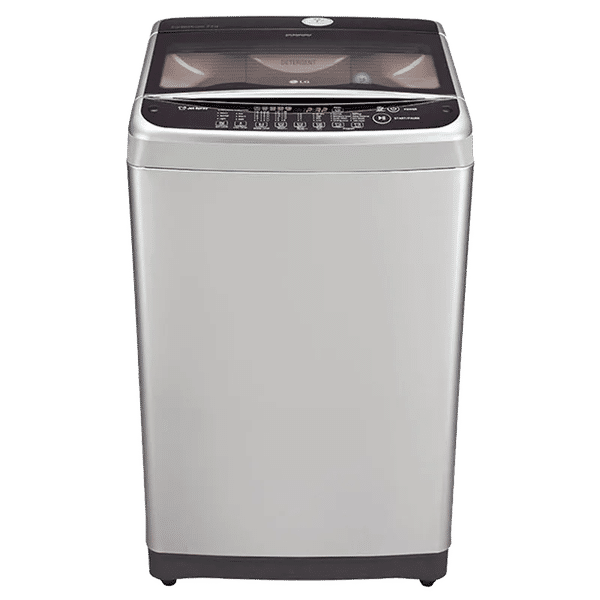 LG 7 kg Inverter Fully Automatic Top Load Washing Machine (T8077NEDLY.AFSPEIL, Smart Inverter Technology, Free Silver/Burgundy)_1
