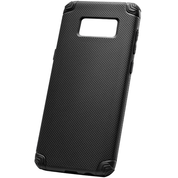 itek Rugged Slim Armour Polycarbonate Back Cover for Samsung Galaxy S8 Plus (Camera Protection, Black)_1