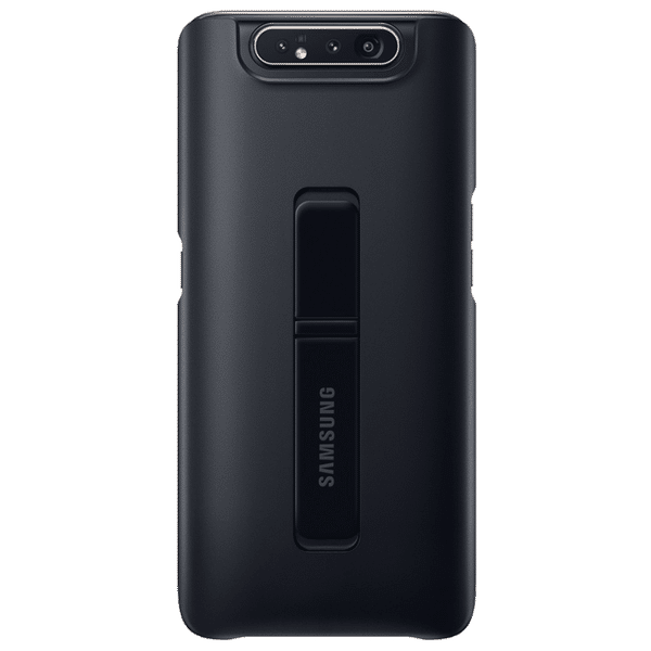 SAMSUNG Plastic Back Cover for Galaxy A80 (Camera Protection, Black)_1