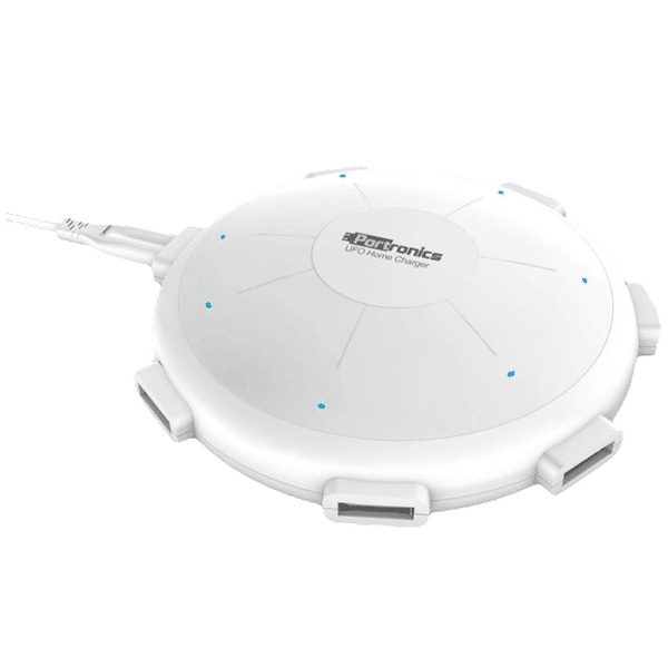 PORTRONICS UFO Wireless Home Charging Pad (POR 343, White)_1