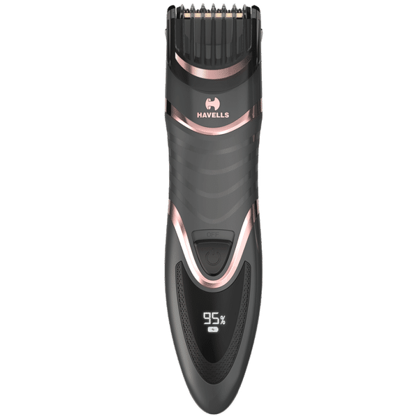 HAVELLS BT9010 Cordless Dry Trimmer for Beard with 20 Length Settings for Men (Nickel Metal Hydride Battery, Black)_1