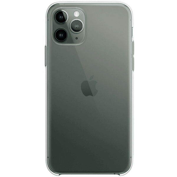 Apple MWYK2ZM/A TPU Back Cover for iPhone 11 Pro (Microfiber Lining, Transparent)_1