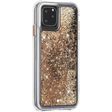 Case-Mate Waterfall Glitter Polycarbonate Back Cover for Apple iPhone 11 Pro Max (Wireless Charging Compatible, Gold)_4