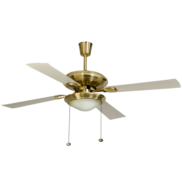 USHA Fontana One Ceiling Fan (8901420904423, Gold Ivory)_1