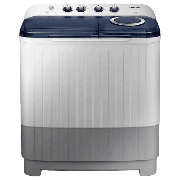 SAMSUNG 7.5 kg 5 Star Semi Automatic Washing Machine with Magic Filter (WT75M3200HB/TL, Light Grey)_1