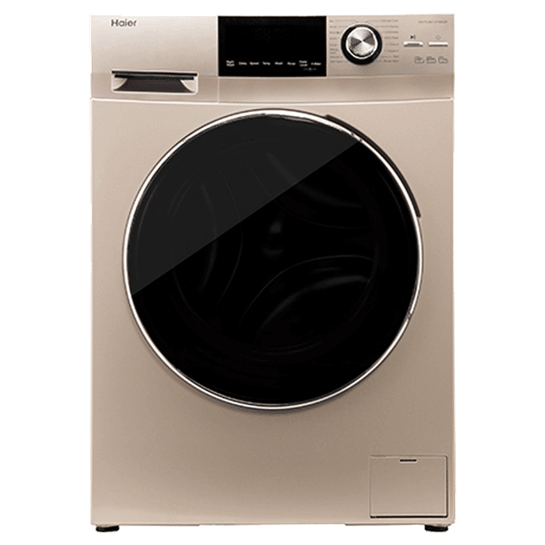 Haier 7 kg Fully Automatic Front Load Washing Machine (HW70-BD12636GNZP, Steam Wash Technology, Champagne Gold)_1