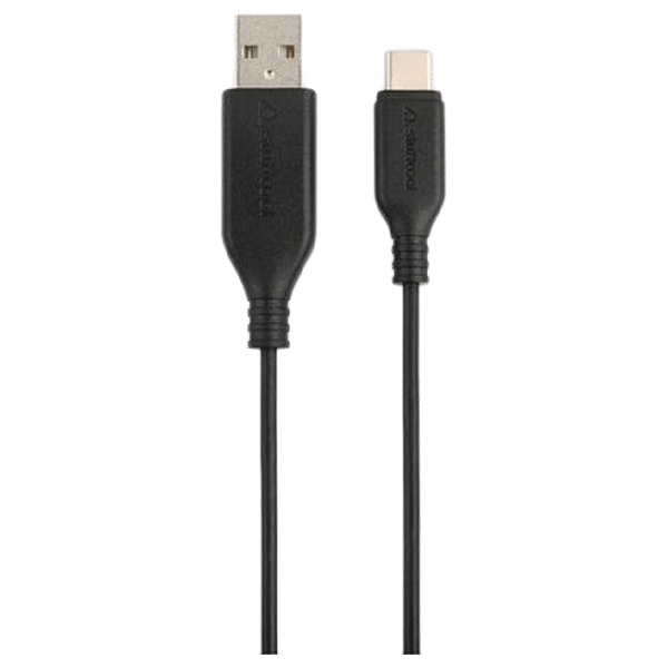stuffcool Force 100 cm USB 2.0 (Type-A) to USB (Type-C) Sync and Charge Cable (FORCEC-BLK, Black)_1