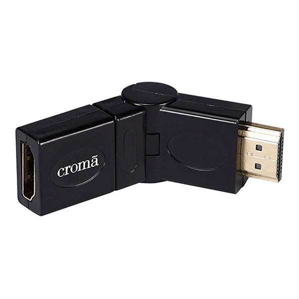 Croma XN4076 HDMI Type A to HDMI Type A Cable (360 Degree Rotation, Black)_1