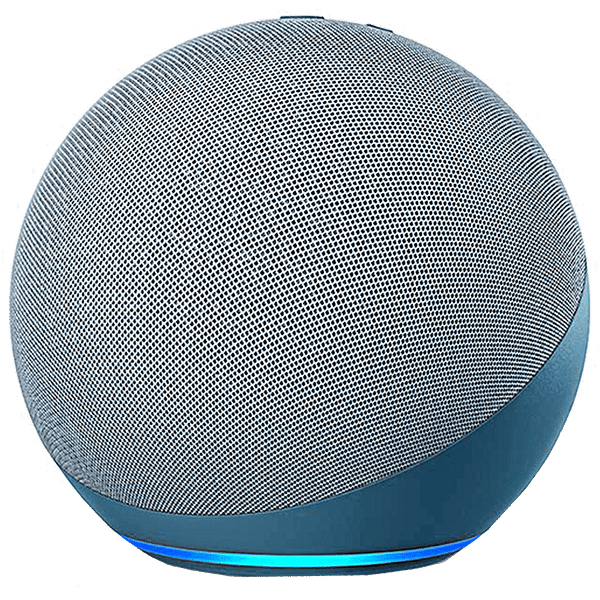 amazon Echo Dot 4th Gen Alexa Built-in Smart Speaker (Powerful Bass, B084KSRFXJ, Blue)_1