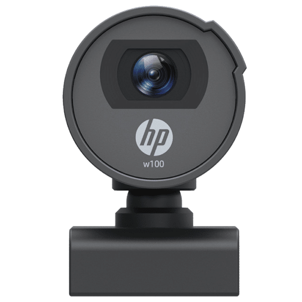 HP w100 Webcam For Desktop (480p Resolution, 1W4W4AA, Black)_1