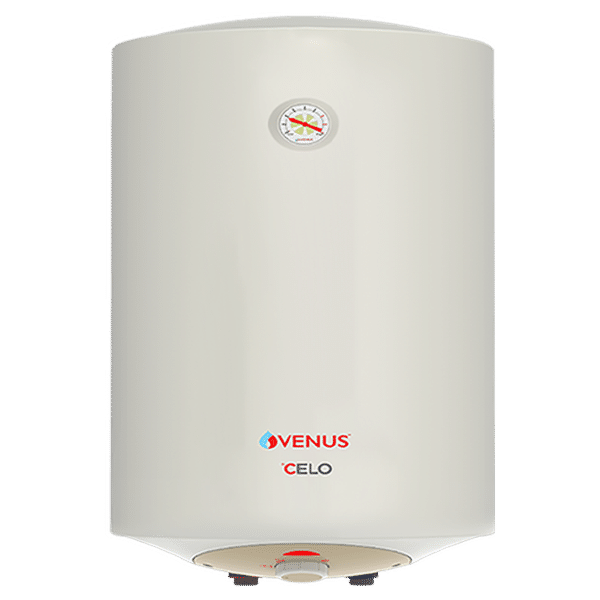 VENUS Celo 35 Litre 5 Star Vertical Storage Geyser with Scale Guard Technology (Ivory)_1
