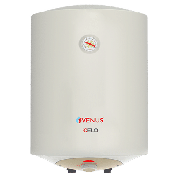 VENUS Celo 25 Litre 5 Star Vertical Storage Geyser with Scale Guard Technology (Ivory)_1