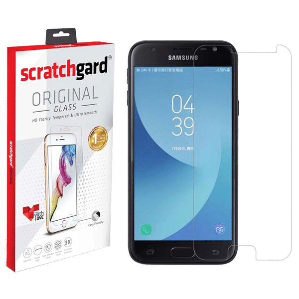 scratchgard Tempered Glass Screen Protector for Samsung Galaxy J4 Plus (Clear)_1
