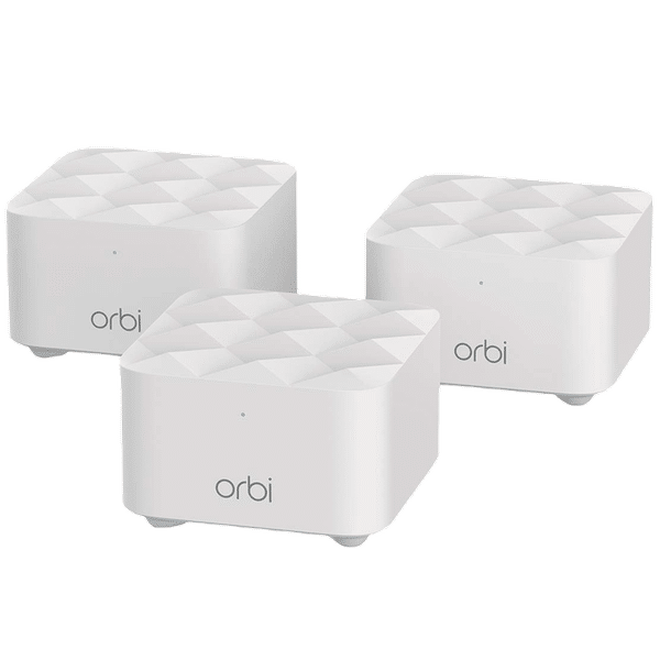NETGEAR Orbi Dual Band Mesh Wi-Fi System (2 Antennas, 1 LAN Ports, Circle Smart Parental Controls, RBK13, White)_1