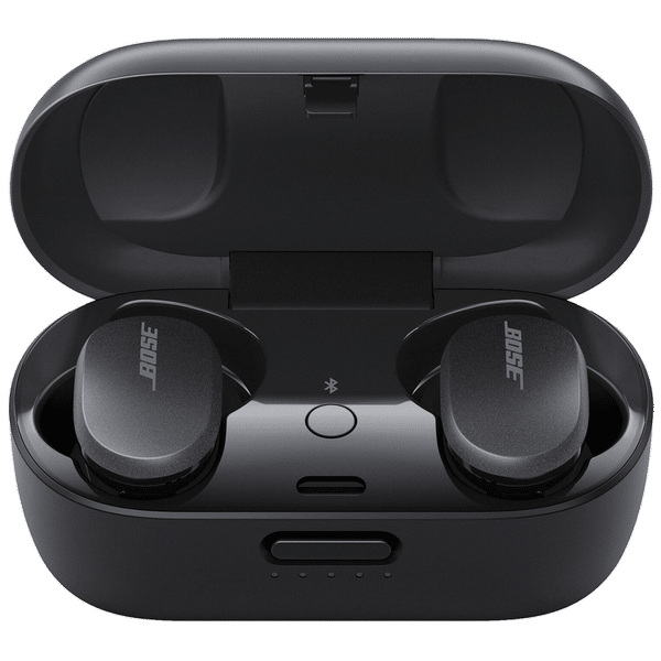 BOSE QuietComfort In-Ear 831262-0010 Truly Wireless Earbuds with Mic (Bluetooth 5.1, Sweat and Weather Resistant, Triple Black)_1