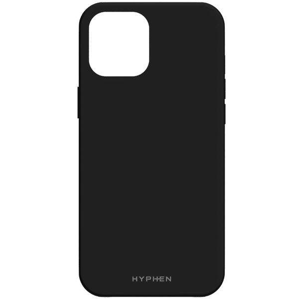 HYPHEN Tint Silicone Back Cover for Apple iPhone 12 Pro Max (Compact and Flexible, Black)_1