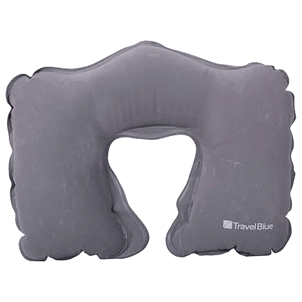 TRAVEL BLUE Inflatable Neck Pillow (TB-220, Grey)_1