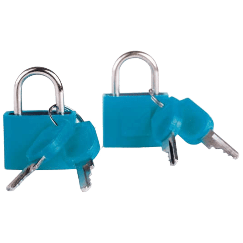 TRAVEL BLUE Identi Key Travel Padlock (TB-024T, Blue)