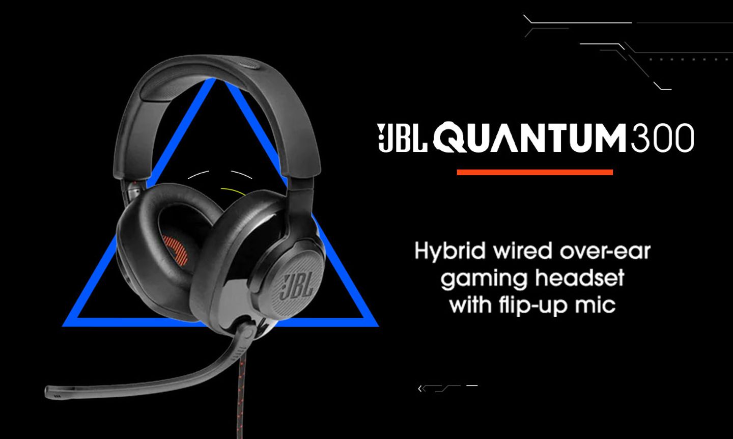 JBL Quantum 300  Hybrid Wireless Gaming Headset