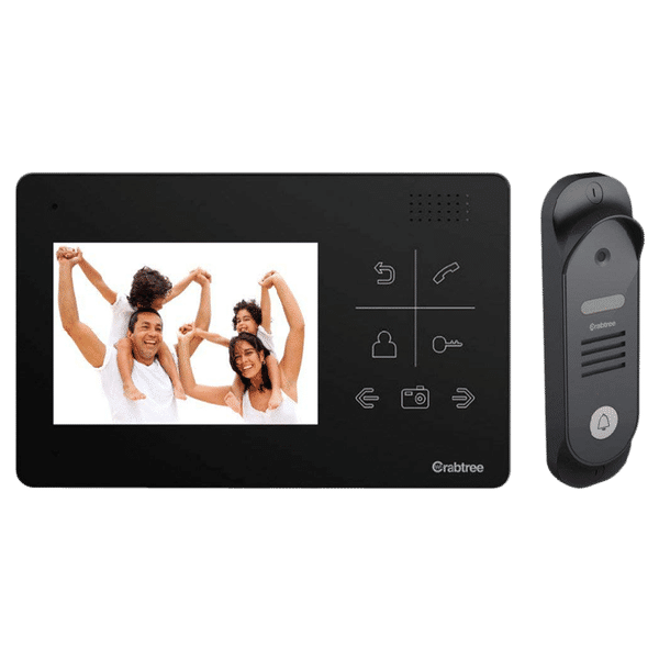Crabtree 4.3 Inch Video Door Phone Kit (ACSVK001, Black)_1