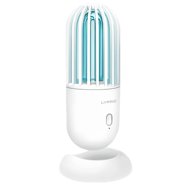 LYFRO Battery Powered Sanitizing Lamp (Disinfects Up To 99.9 %, Hova, White)_1