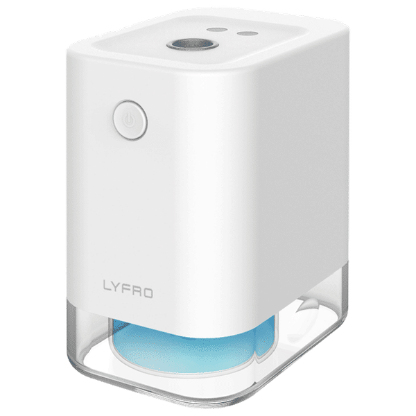 LYFRO Battery Powered Smart Sanitizer Dispenser (Flow, White)_1