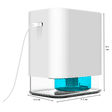 LYFRO Battery Powered Smart Sanitizer Dispenser (Flow, White)_2