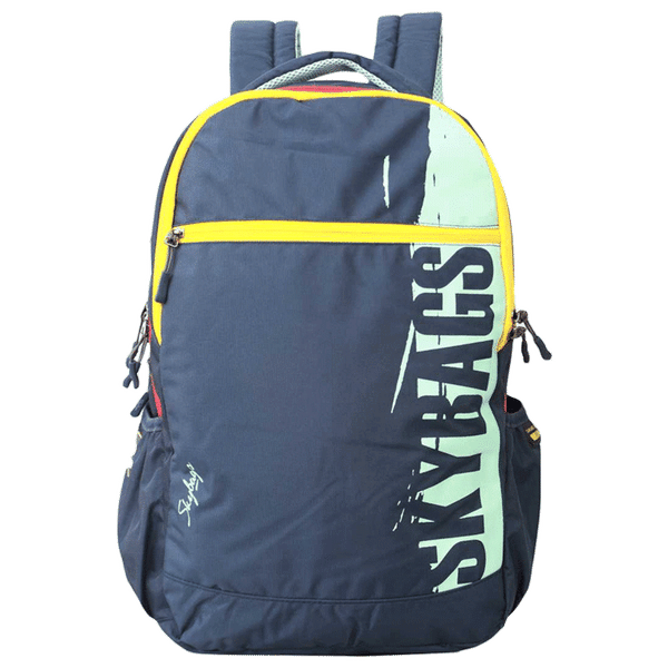 Skybags Skater 06 30 Litres Polyester Backpack (LPBPSK6NBL, Navy Blue)_1