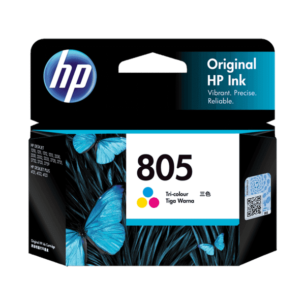HP 805 Original Ink Cartridge (100 Page Yield, 3YM72AA, Tri-color)_1