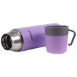 WONDERCHEF Cups-Bot 500ml Stainless Steel Hot & Cold Vacuum Flask (Spill & Leak Proof, Purple)_4