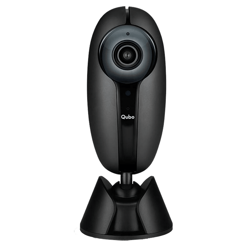 Qubo (Part of Hero Group) Smart Home CCTV Security Camera (Water Resistant, Alexa Enabled, HCM01, Black)