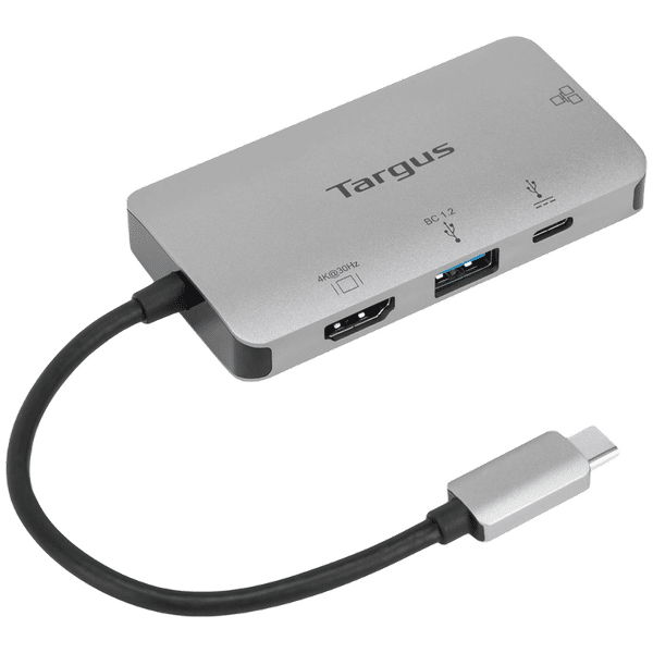 Targus 100 Watts USB-C 4K HDMI Docking Station (Portable, DOCK418AP, Grey)_1