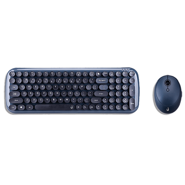 iGear KeyBee Wireless Keyboard & Mouse Combo (1600 DPI, Multicolor Design, Dark Green)_1