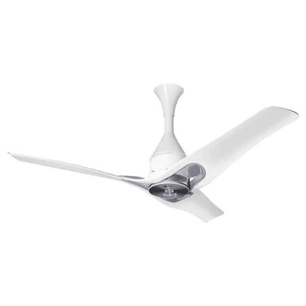 LG 120cm Sweep 3 Blade Ceiling Fan (Dual Wings for Natural Airflow, FC48GSSA1, Silver)_1